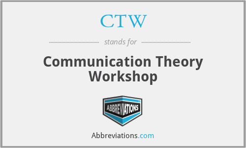 What does communication theory stand for?